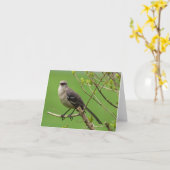 Spottdrossel-Anmerkungs-Karte Karte (Gelbe Blume)