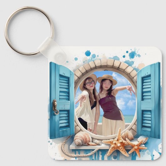 Spottdrossel Schlüsselanhänger (Vorderseite)