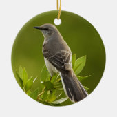 Spottdrossel-Vogel-Liebhaber-Geschenke Keramikornament (Vorne)