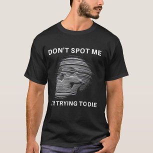 Spotte mich nicht, ich versuche zu Die - Gym Skull T-Shirt