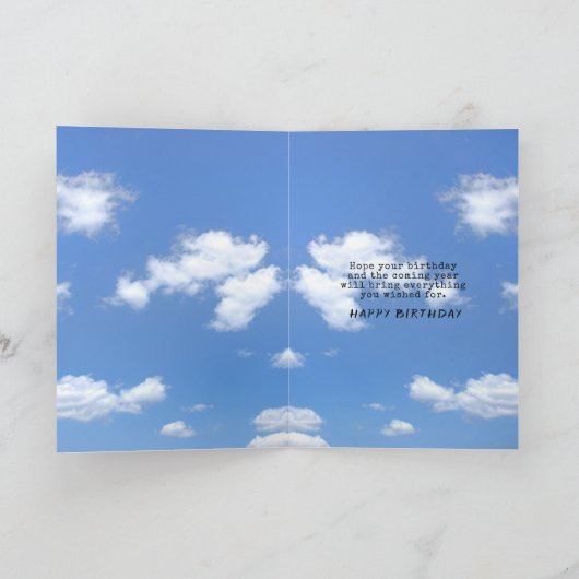 spotted dog with fire hydrant birthday humor karte (Innenseite)