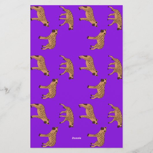 Spotted Hyenas Briefpapier (Rückseite)