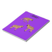 Spotted Hyenas Notizblock (Rotiert)