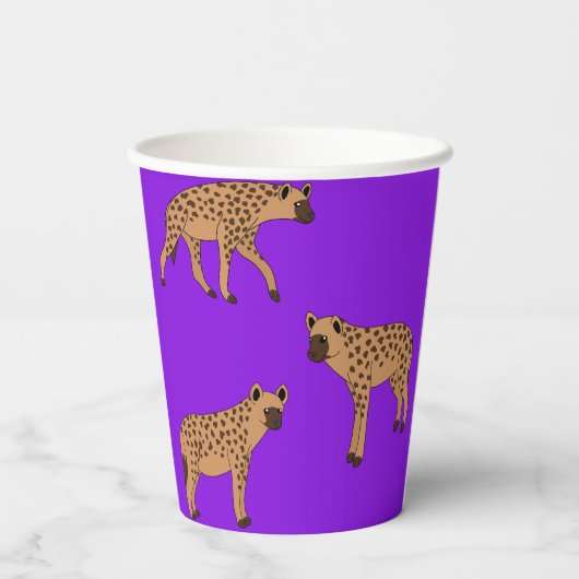 Spotted Hyenas Pappbecher (Rückseite)