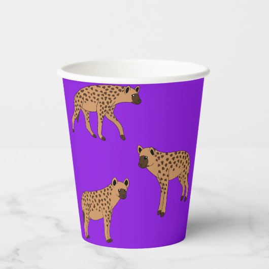 Spotted Hyenas Pappbecher (Vorderseite)