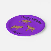 Spotted Hyenas Pappteller (Schrägansicht)