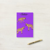 Spotted Hyenas Post-it Klebezettel (Auf Schreibtisch)