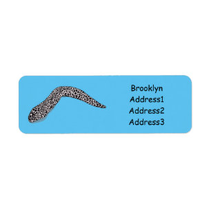 Spotted moray eel cartoon illustration