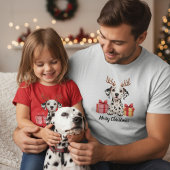 Spotted Reindeer - Dalmatian dog T-Shirt