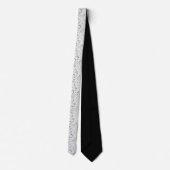 Spotted tie, white and black tie, modern wedding  krawatte (Rückseite)