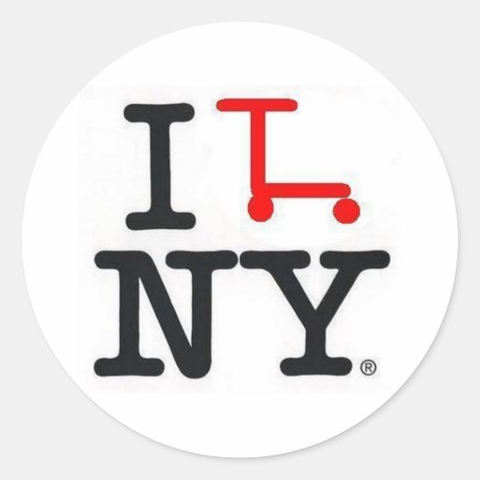 Spottenkleber Runder Aufkleber (Vorderseite)