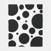 Spottenmuster Fleecedecke (Vorderseite)