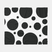 Spottenmuster Fleecedecke (Vorderseite (Horizontal))