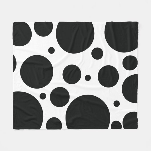 Spottenmuster Fleecedecke (Vorderseite (Horizontal))