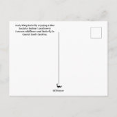 Spotting auf Kornblume Postkarte (Rückseite)