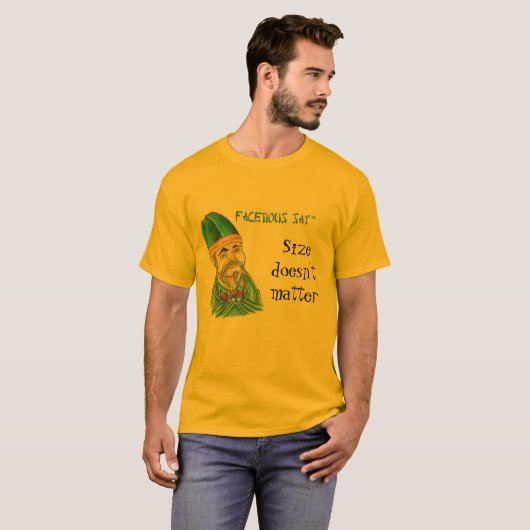 Spöttisch-Sagen T-Shirt (Vorne ganz)