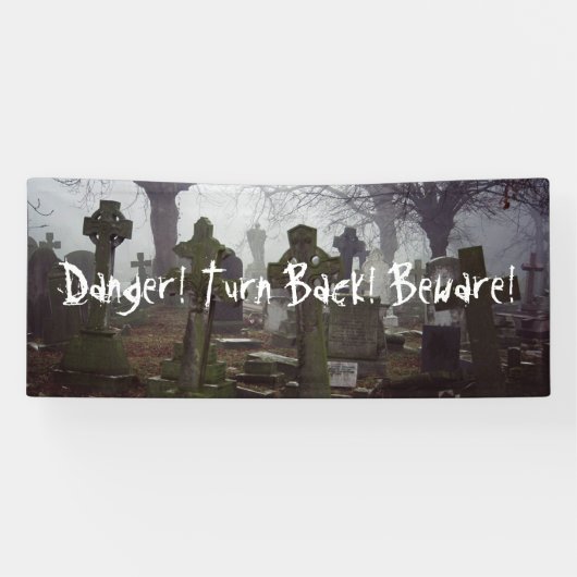 spöttischer Friedhof Banner (Horizontal)