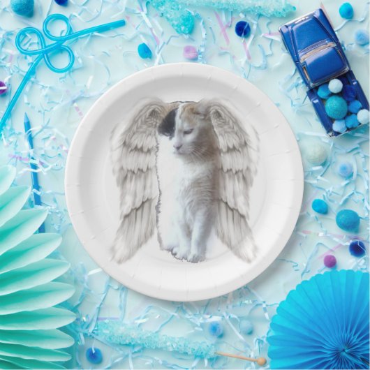 Spotty Angel Große Papierplatte Pappteller (Party)