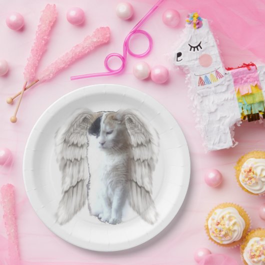 Spotty Angel Große Papierplatte Pappteller (Party)