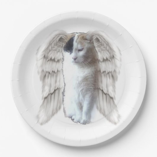 Spotty Angel Große Papierplatte Pappteller (Vorderseite)