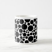 Spotty Black on White Kaffeetasse (Mittel)