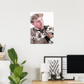 Spotty Dalmatiner Dog and Man dogs niedlich Poster (Heimbüro)