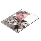 Spotty Dalmatiner Dog Hunde niedlich Notebook Notizblock (Linke Seite)