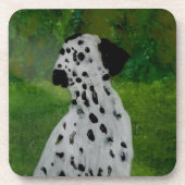 Spotty Dog Art Dalmatiner Untersetzer (Vorderseite)