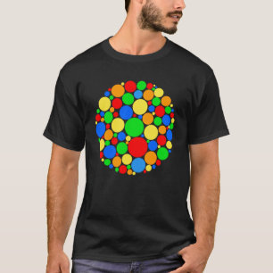 Spotty für Männer Kindermädchen Gepunktet farbig S T-Shirt