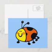 Spotty Ladybug Postkarte (Vorne/Hinten)