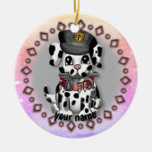Spotty Police Hunde Ornament (Vorne)