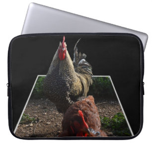 Spotty Speckled Rooster, Laptopschutzhülle