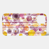 Spotty Strip Weiße Muster Case-Mate iPhone Hülle (Rückseite (Horizontal))