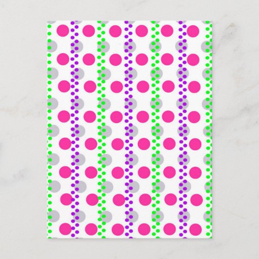 Spotty Stripe 2014 Postkarte (Vorderseite)