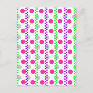 Spotty Stripe 2014 Postkarte