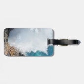 Spouting Horn in Kauai, Hawaii Gepäckanhänger (Rückseite horizontal)