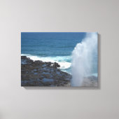 Spouting Horn in Kauai, Hawaii Leinwanddruck (Vorderseite)
