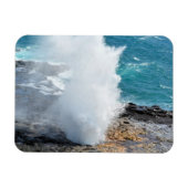 Spouting Horn in Kauai, Hawaii Magnet (Horizontal)