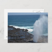 Spouting Horn Kauai, Hawaii Postkarte (Vorne/Hinten)