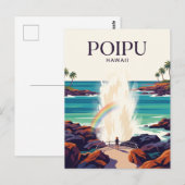 Spouting Horn USA Postkarte (Vorne/Hinten)