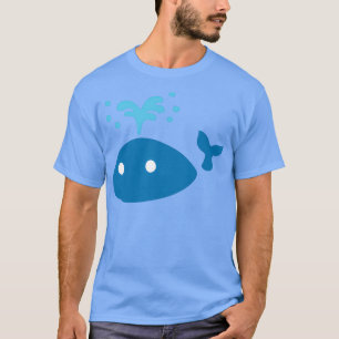 Spouting Whale Niedlich Whale Geschenk für Spucken T-Shirt