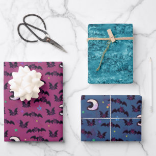 SPPOKY HALLOWEEN NACHTS PATTER GESCHENKPAPIER SET