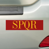 SPQR AUTOAUFKLEBER (Auf Auto)