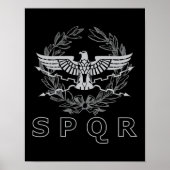 SPQR Das römische Empire-Emblem Poster (Vorne)