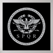 SPQR Das römische Empire-Emblem Poster (Vorne)