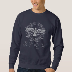 SPQR Das römische Reich Emblem Sweatshirt