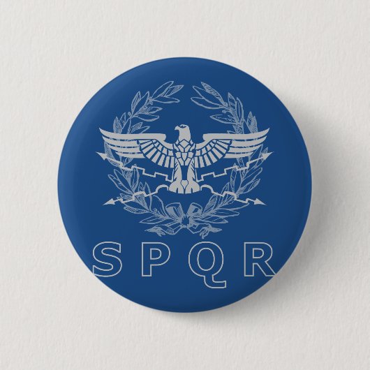 SPQR der römisches Reich-Emblem-Knopf Button (Vorderseite)