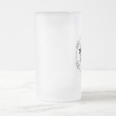 SPQR der römisches Reich-Emblem-mattierte Mattglas Bierglas (Mittel)