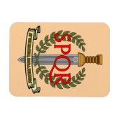 SPQR Gladius - Senatus Populusque Romanus Magnet (Horizontal)