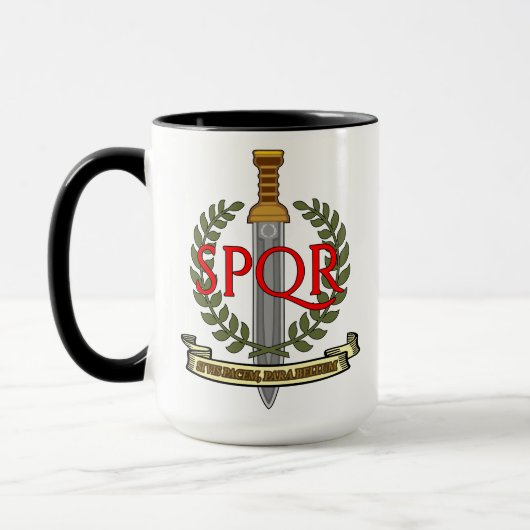 SPQR Gladius - Senatus Populusque Romanus Tasse (Links)